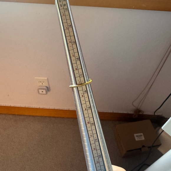 Judith Ripka 14K Gold & Diamond Gemstone bypass ring signed stamped - Picture 10 of 10